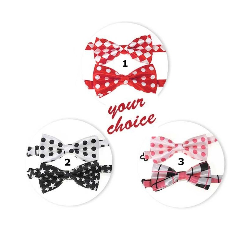 Dress-Up Bow Ties for Dog & Cats - Set of 2, - Lucky Pet